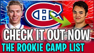 ✅EXCLUSIVE!! CHECK OUT THE FULL LIST AND UNUSUAL NAMES - MONTREAL CANADIENS NEWS