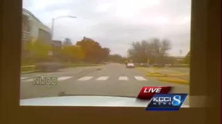 Dashcam video shows Ames chase, shooting