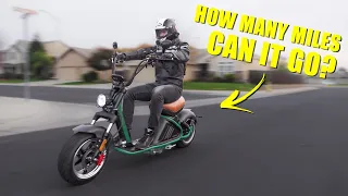 How many miles can the $3,800 Chinese Electric Scooter Go?