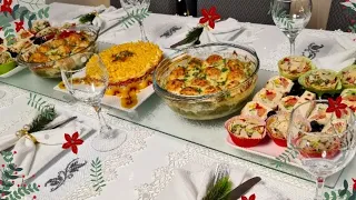 МЕНЮ для праздничного УЖИНА из 5 блюд/ Салаты, закуски и горячее/ Кухня Ирины!