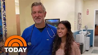 Full circle: Patient now works alongside doctor who saved her life