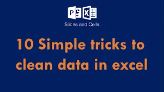 10 Simple ways to clean data in Excel | Tips and Tricks