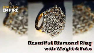 Beautiful Diamond Women Finger Ring Designs With Price #diamondrings #fingerrings #jewelleryempire