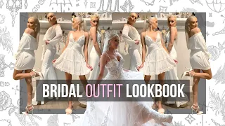 BRIDAL LOOKBOOK | My Wedding Dress & Bridal Outfits!