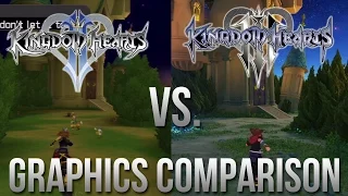 Kingdom Hearts 3 Vs. Kingdom Hearts 2 - Graphics Comparison!