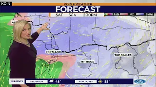 WEATHER FORECAST: Sunny again tomorrow. Friday brings rain and snow for foothills, mountains