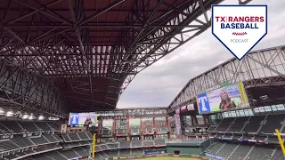 Globe Life Field retractable roof opening #Shorts