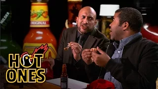 Key & Peele Lose Their Minds Eating Spicy Wings | Hot Ones