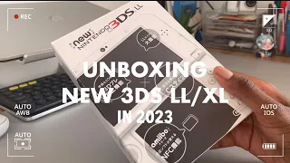 🕹️ || unboxing new nintendo 3ds XL/LL in 2023 ✨🎧