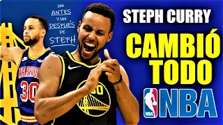 COMO STEPHEN CURRY CAMBIÓ LA NBA PARA SIEMPRE: DATOS INCREIBLES e INFLUENCIA del MEJOR TIRADOR | NBA