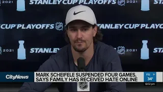 Winnipeg Jets Mark Scheifele says family is being harassed
