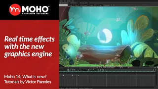 Moho 14 Tutorials: Real time effects with the new graphics engine