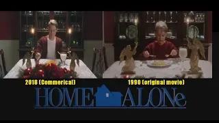 Home Alone again with Google Assistant Commercial COMPARISON 🏡😂👌