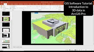 GIS Software Tutorial: Introduction to 3D Data in ArcGIS Pro #GIS #Maps #3D