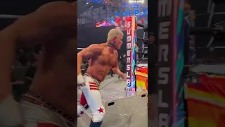 Cody Rhodes Brutally Beats Brock Lesnar With Ring Pole And Stairs At WWE Summer Slam | Muzammil Khan