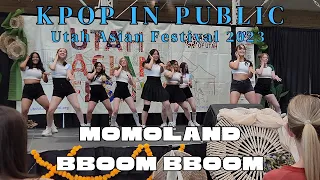 [KPOP IN PUBLIC | ONE TAKE] Momoland  - Bboom Bboom || GOLDEN HOUR [Utah Asian Festival 2023]