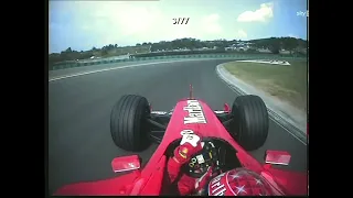 2001 Hungaroring GP Race - Schumacher Onboard