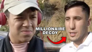 MILLIONAIRE DECOY ACTUALLY TRIES TO STEAL HIS GIRLFRIEND! (UDY LOYALTY GOLD DIGGER TEST)