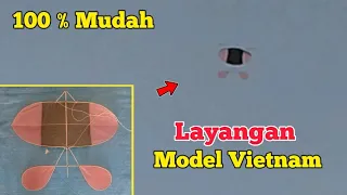 Membuat layangan kecil model vietnam || simpel making kites