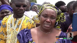 Apres 10h de route le cortège du Président Bédié rentre sur Daoukro sous une forte pluie 💚