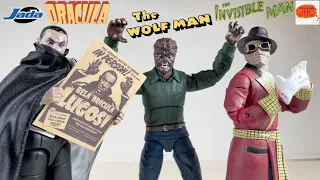 UNIVERSAL MONSTERS! Bela Lugosi Count Dracula The Wolfman The Invisible Man Jada Toys Figure Review