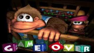 Donkey Kong Country Trilogy - Todas as Animações de Mortes e Game Over (SNES)