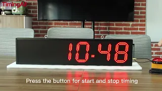 Outdoor Large Digital  Game Stopwatch Timer - Press to start, Pause to stop