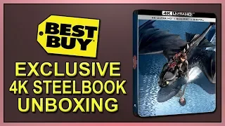 How to Train Your Dragon: The Hidden World Best Buy Exclusive 4K+2D Blu-ray SteelBook Unboxing
