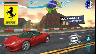 Asphalt nitro-Android gameplay (Ferrari 458 italia in Brazil elimination race) Baby asphalt/BAD