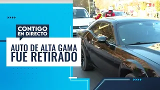 PIDIÓ TRATO ESPECIAL: Auto de alta gama fue retirado en fiscalización - Contigo en Directo