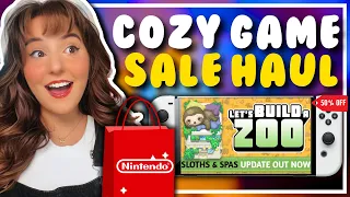 Cozy Games I BOUGHT for the HUGE NINTENDO ESHOP SALE! 🛍️