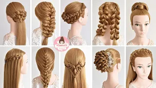 10 PEINADOS FACILES para ESTE 2024 | Easy hairstyles