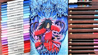 Drawing Madara Uchiha | Perfect Susanoo | Naruto Shippuden