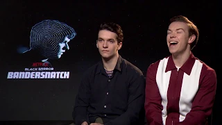 Will Poulter and Fionn Whitehead talk Bandersnatch