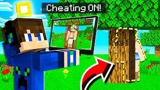 I Used CAMERAS To CHEAT In HIDE and SEEK in Minecraft