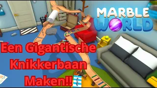 Een Gigantische Knikkerbaan Maken!!! | Marble World