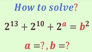 A Nice algebra math problem | Olympiad Question | Find the value of the a=?,b=?