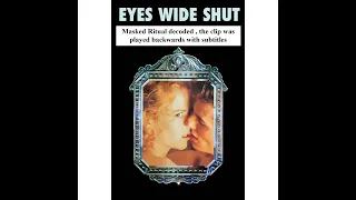 Eyes wide shut masked ritual decoded audio in reverse with subtitles