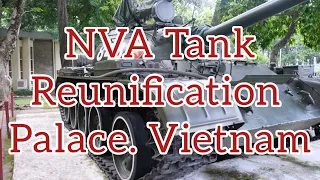 NVA T-54 tank. Independence Palace Ho Chi Minh City, South Vietnam #tank