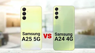 Samsung A25 5G vs Samsung A24 4G