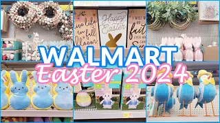 WALMART EASTER DECOR 2024 SHOP WITH ME EASTER BASKET STUFFERS