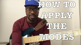 How to Apply Modes on Bass - PART 1