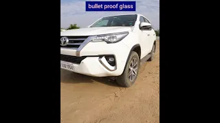 🔥 fortuner attitude status 🔥 car breaks bullet proof glass 🔥🔥👍👍