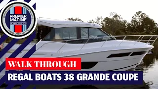 REGAL BOATS 38 Grande Coupe Exclusive Walk Through- Premier Marine Boat Sales Sydney Australia