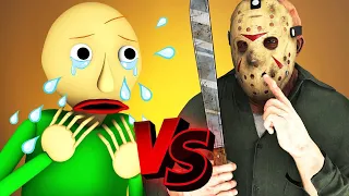 BALDI REMASTERED vs JASON VOORHEES - LA PELÍCULA (Español Todos Los Episodios Parodia Animada 3D)