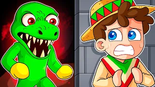 ¡Estoy ENCERRADO en una GUARDERIA ABANDONADA! 😨🌈🦖 SILVIOGAMER en PLAYTOWN