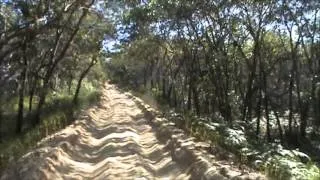 4x4 Toyota Coaster Bus on Moreton Island 3