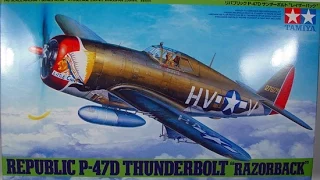 Building the Tamiya 1/48 p-47 Thunderbolt
