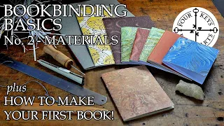 Bookbinding Basics: Chapter 2 - Basic Materials & How To Make Your First Notebook