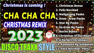 NONSTOP CHRISTMAS CHA CHA & DISCO TRAXX STYLE REMIX 2023 ✨⛄ CHRISTMAS BONUS - FELIZ NAVIDAD .